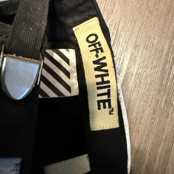 Off White Hat Virgil Abloh Baseball Cap Adjustable Off-White - Picture 4 of 5